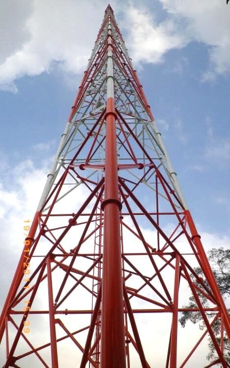Erection tower SCTV 120 meter di Makassar